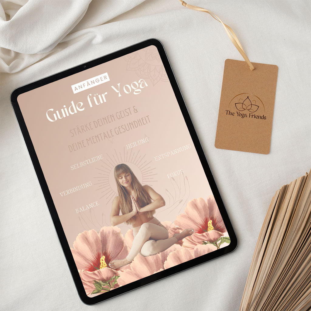 Yoga Anfänger Guide Ebook auf Tablet